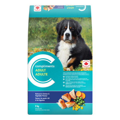 Compliments Dry Dog Food Adult Rotisserie Chicken & Veggie 8 kg