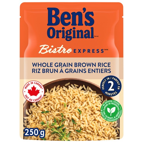 Ben's Original Bistro Express Brown Rice Side Dish Whole Grain 250 g