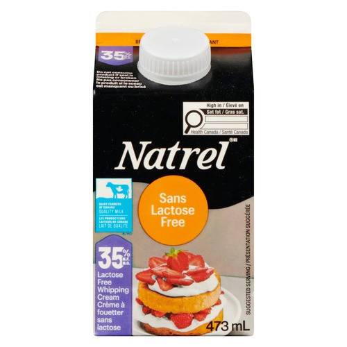 Natrel Lactose-Free 35% Whipping Cream 473 ml