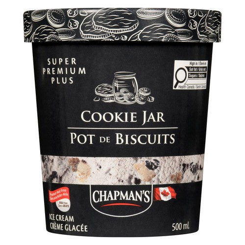 Chapman's Super Premium Plus Ice Cream Cookie Jar 500 ml