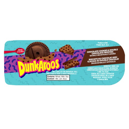 DunkAroos Chocolate Cookies Chocolate Frosting 6 x 28 g
