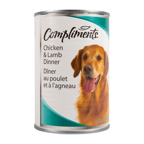 Compliments Wet Dog Food Chicken & Lamb 624 g
