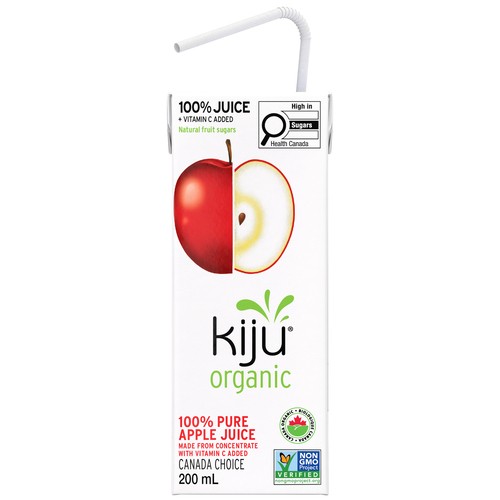 Kiju Organic Juice Apple 4 x 200 ml