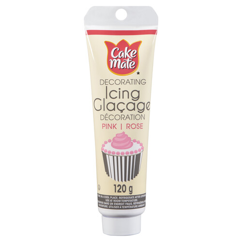 Cake Mate Icing Glacage Pink Decorating 120 g