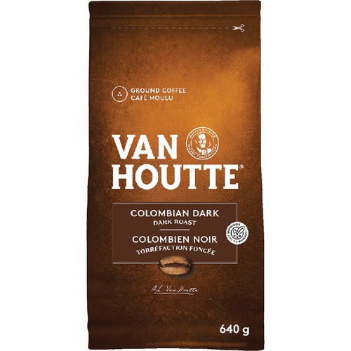 Van Houtte Ground Coffee Colombian Dark Dark Roast 640 g