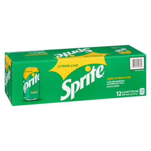 Sprite Soft Drink Lemon-Lime 12 x 355 ml (cans)