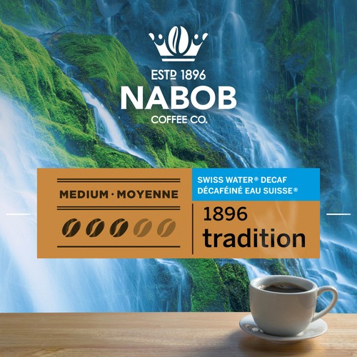 Nabob Ground Coffee Decaffeinated 1896 Tradition 340 g