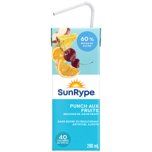 SunRype Juice Fruity Punch Boxes 5 x 200 ml