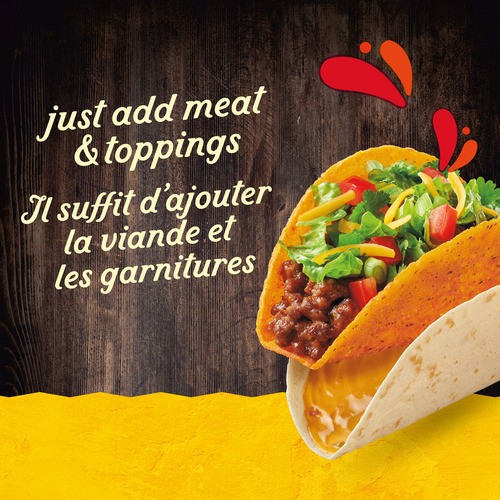 Old El Paso Fiesta Crunch Kit Stacked Queso 375 g