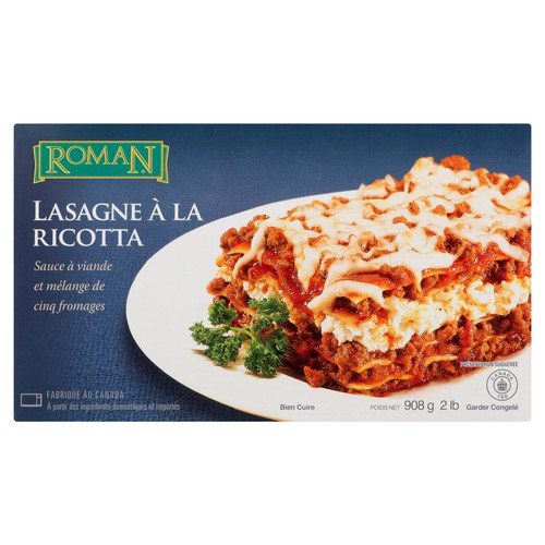 Roman  Frozen Five Cheese Lasagna 908 g