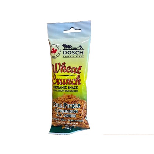 Wheat Crunch Organic Snack Dill Pickle 40 g