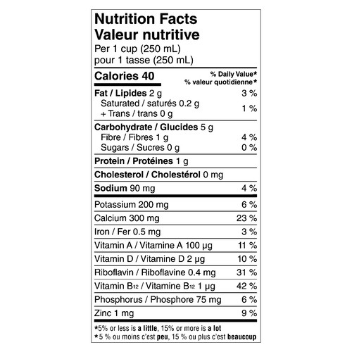 Earth's Own Zero Sugar Gluten-Free Oat Milk Alternative Original 1.75 L