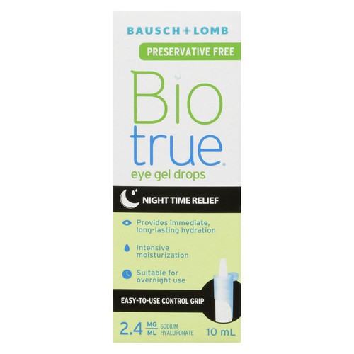 Bausch & Lomb Biotrue Eye Gel Drops Night Time Relief 10 ml