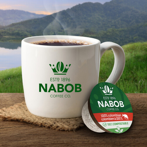 Nabob Coffee Pods 100% Colombian 30 Single Serve 292 g