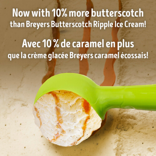 Breyers Gluten-Free Creamery Style Light Ice Cream Ripple Butterscotch 1.66 L