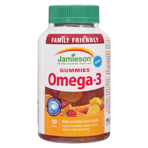 Jamieson Vitamins Omega-3 Gummies 90 Count