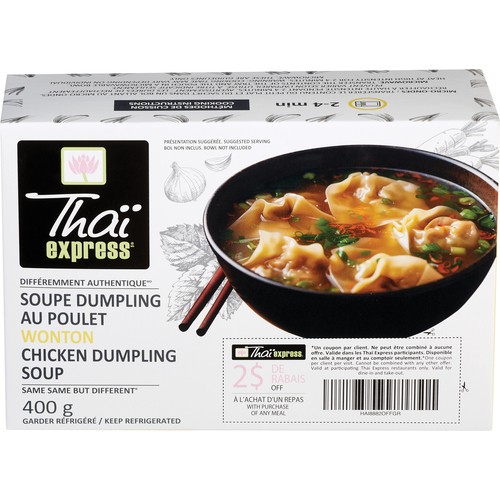 Thai Express Soup Wonton Chicken Dumpling 400 ml