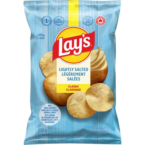Lay's Potato Chips Lightly Salted 235 g