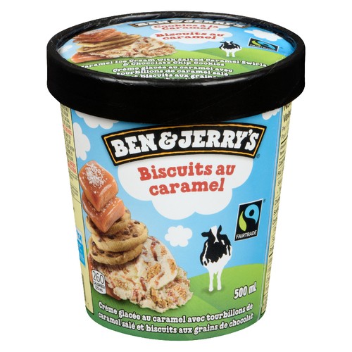Ben & Jerry's Ice Cream Cookies With Salted Caramel 500 ml
