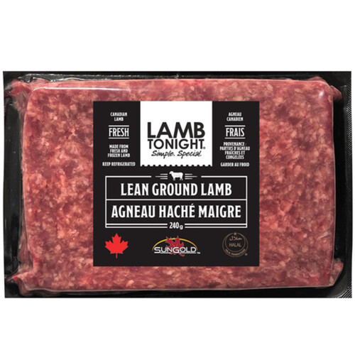 Lamb Tonight lean ground lamb 240 G