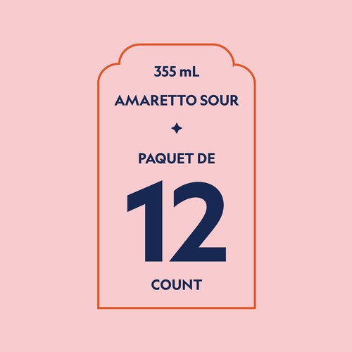Atypique Non Alcoholic Mocktail Amaretto Sour 355 ml (can)