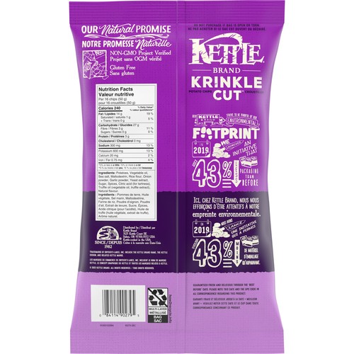 Kettle Foods Chips Truffle Oil And Sea Salt 198 g