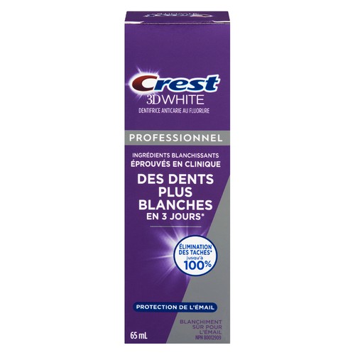 Crest 3D White Toothpaste Enamel Protect 65 ml