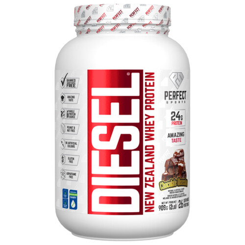 Perfect Sports Diesel Chocolate Obsession Whey Protein Powder 908 g