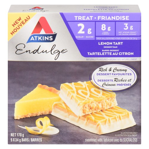 Atkins Dessert Bar Lemon Tart 5 EA