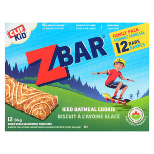 Clif Zbar Energy Bars Iced Oatmeal Cookie 12 x 36 g