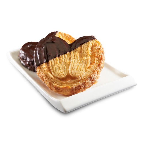 Palm Leaf Pastry All Butter Chocolate Dipped 4 Pack 370 g