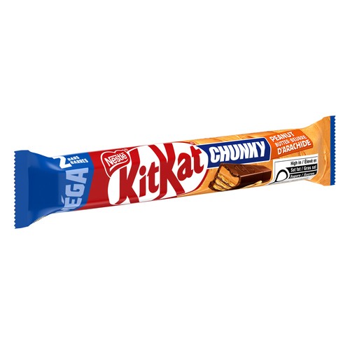Kit Kat Chunky Wafer Bar Chocolate Peanut Butter Mega Size 2 Pack 68 g