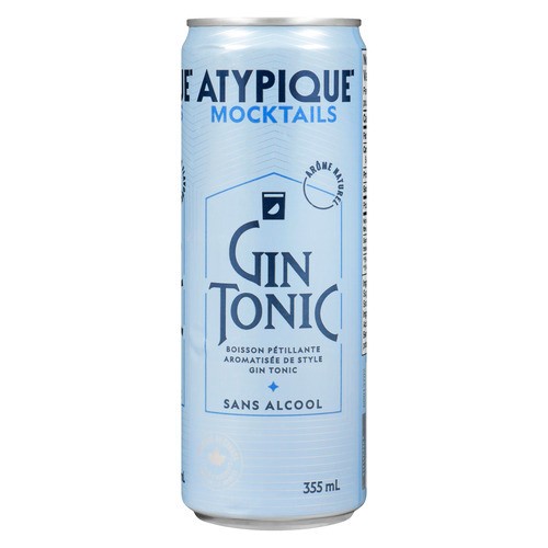 Atypique Sparkling Flavoured Gin & Tonic Style Beverage 355 ml (can)