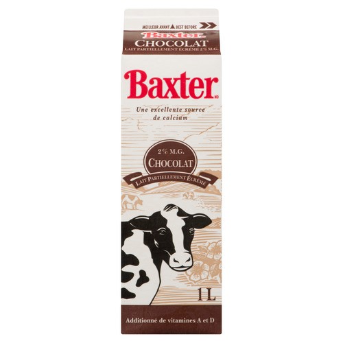 Baxter  Vitamin A & D Added Milk Carton Chocolate 1 L