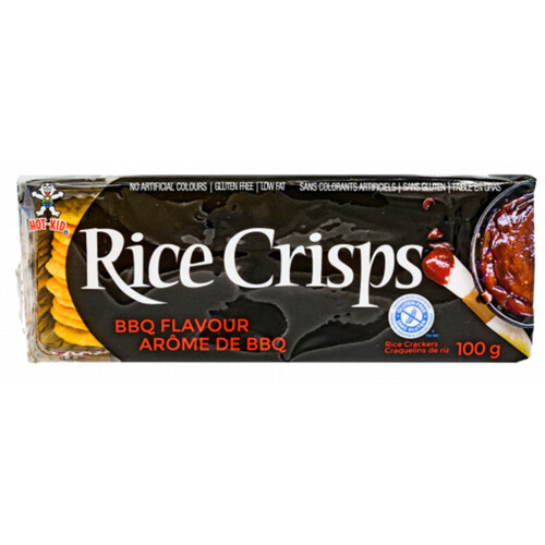 Hot-Kid Gluten-Free Rice Crisps Barbeque 100 g