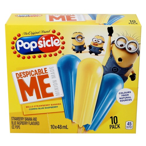 Popsicle Ice Pops Minions 10 x 48 ml