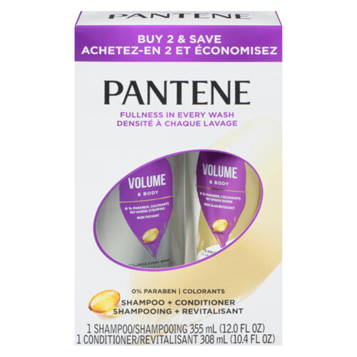 Pantene Volume Shampoo & Conditioner 2 Pack