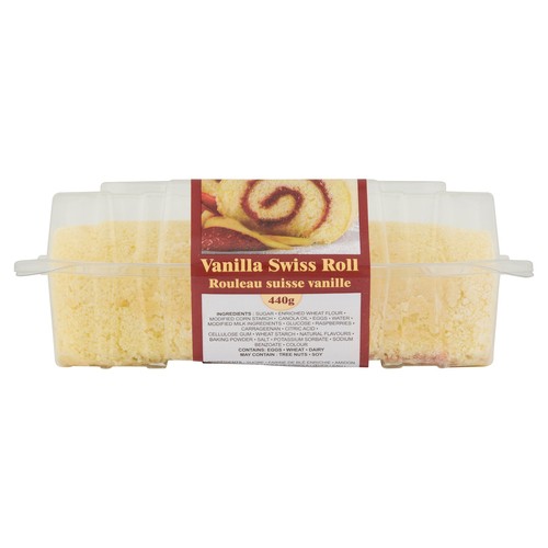 Gala Bakery Swiss Roll Vanilla 440 g (frozen)