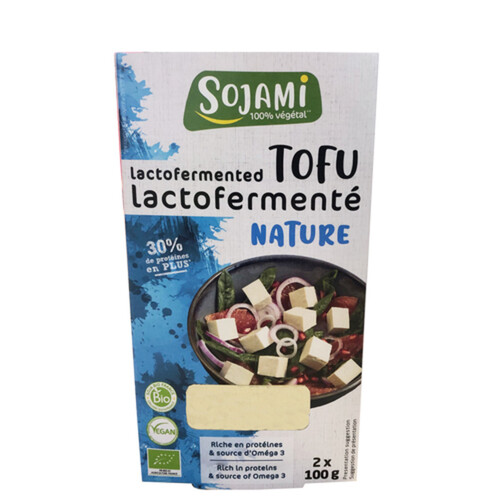 Sojami Organic Lactofermente Tofu Plain 200 g