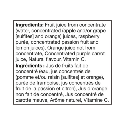 Oasis Juice Orange Raspberry Passion Fruit 1.6 L