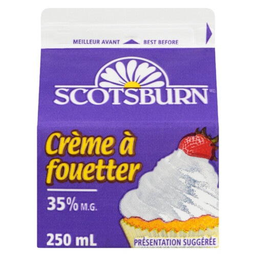 Scotsburn 35% Whipping Cream Carton 250 ml