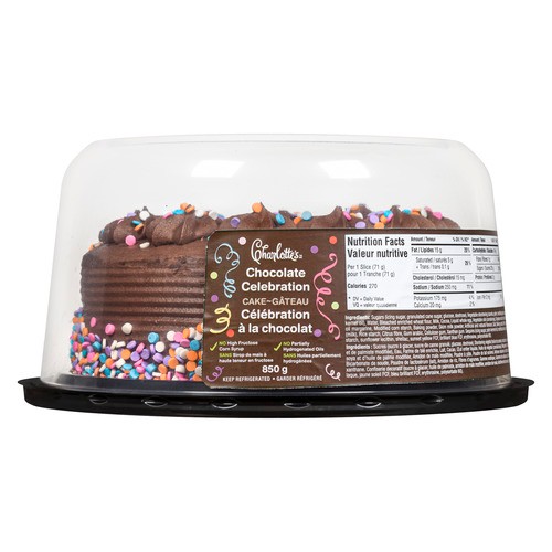 Charlotte's Occasion Chocolate Cake 800 g (frozen)