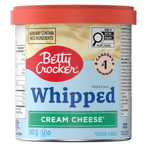 Betty Crocker Gluten-Free Whipped Frosting Cream Cheese 340 g
