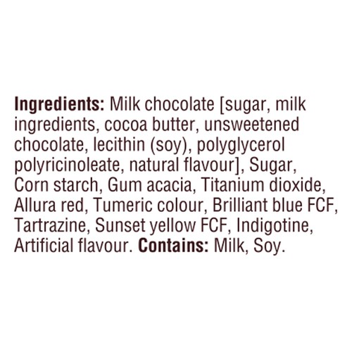 Hershey's Eggies Milk Chocolate Rainbow 39 g