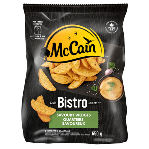 McCain Bistro Selects Savoury Wedges 650 g