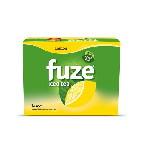 Fuze Naturally Flavoured Iced Tea Lemon 12 x 341 ml (cans)