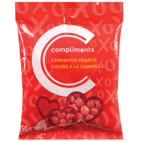 Compliments Cinnamon Hearts Candy 150 g - Voilà Online Groceries