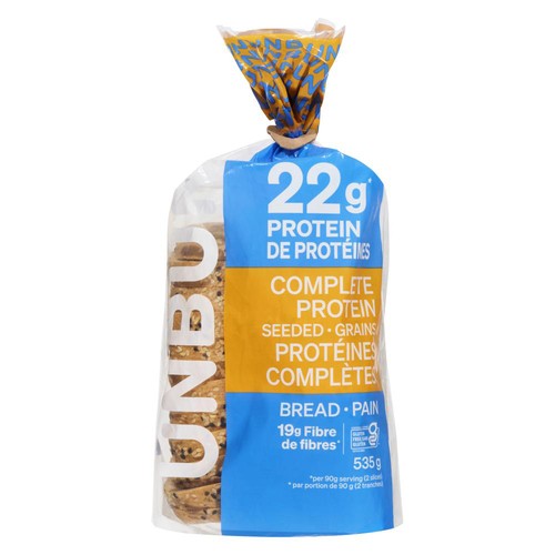 Unbun Seeded Bread Complete Protein 535 g (frozen)