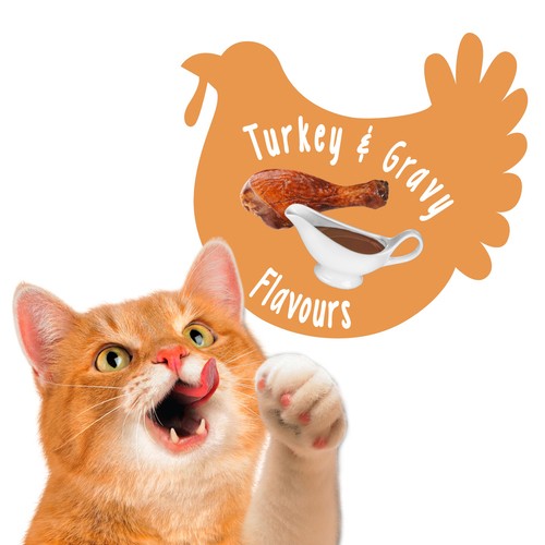 Friskies Party Mix Cat Treats Gravy-licious Crunch Turkey and Gravy 170 g