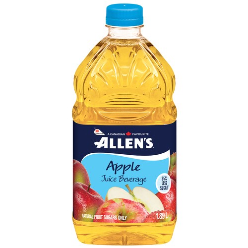 Allen's Apple Juice 35% Less Sugar 1.89 L